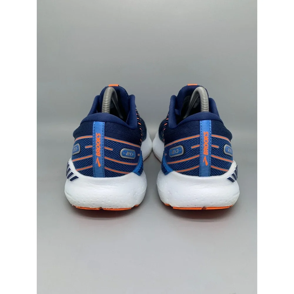 Brooks‎ Glycerin GTS 20 Blue Orange Running Shoes 1103832E444 Men's Sz 9 Wide